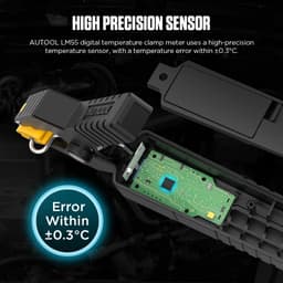 Thumbnail AUTOOL LM55 Kẹp kiểm tra nhiệt độ kỹ thuật số -50~150°C Hiển thị dữ liệu dạng sóng Cảm biến chính xác Đo nhiệt độ thời gian thực 2