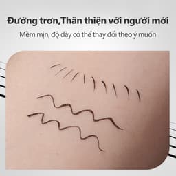 Thumbnail Gecomo Bút Kẻ Mắt Dạng gel Màu Lì Nhanh Khô Chống Thấm Nước Lâu Trôi 4