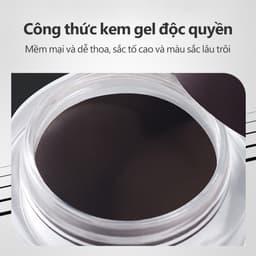 Thumbnail Gecomo Bút Kẻ Mắt Dạng gel Màu Lì Nhanh Khô Chống Thấm Nước Lâu Trôi 3