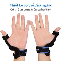 Thumbnail Dụng cụ đeo ngón tay cái VELPEAU - thanh nẹp Spica có thể đảo chiều cổ tay và ngón tay, đai đeo hỗ trợ CMC, dụng cụ giữ ổn định cho ngón tay, De Quervain's, viêm khớp, viêm gân, giảm đau ống cổ tay 3