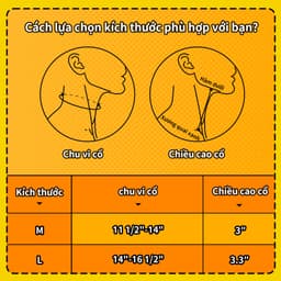 Thumbnail Nẹp cổ VELPEAU mềm mại hỗ trợ giảm đau cổ cho nam và nữ, B.Duck Foam hỗ trợ cổ khi ngủ, cổ bị chấn thương hoặc sau chấn thương, giảm đau cột sống cổ 4