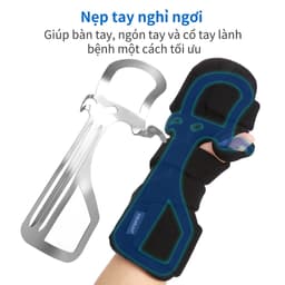 Thumbnail Nẹp tay VELPEAU nghỉ ngơi đột quỵ Cố định ban đêm Nẹp cổ tay với hỗ trợ ngón tay Ổn định ngón tay cái Bọc cơ tay Phục hồi chức năng Viêm khớp Viêm gân Đau ống cổ tay 2