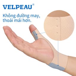 Thumbnail VELPEAU bao tay hỗ trợ ngón cái đàn hồi cao (Một đôi) - Dụng cụ bảo vệ ngón cái mềm mại, có thể giúp giảm đau, viêm khớp, đau khớp, viêm gân, trật khớp, thể thao 4