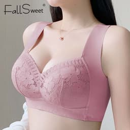 Thumbnail Fallsweet Bigsize Thước Mỏng Cốc Áo Ngực Nữ Không Dây Push Up Bralette Nữ Thoáng Khí Vest 3