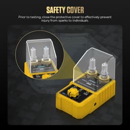 Thumbnail Autool SPT105 Máy kiểm tra bugi ô tô Máy kiểm tra đánh lửa 110V 220V Với chiều cao có thể điều chỉnh máy dò lỗ kép Máy phân tích phích cắm đánh lửa 4