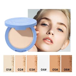Thumbnail Phấn chống nước lâu trôi Lamuseland có gương + Trang điểm mặt phồng 10G 2