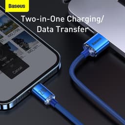 Thumbnail Baseus 2.4A Cáp USB A-L Sạc Dữ Liệu Nhanh Dây USB Cáp Điện Thoại Di Động Cho 13 12 3