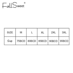Thumbnail FallSweet Bigsize Nữ Áo Ngực Liền Mạch Có Thể Điều Chỉnh Full Cup  Chống Chảy xệ Nâng Lên Áo Ngực không gọng 2