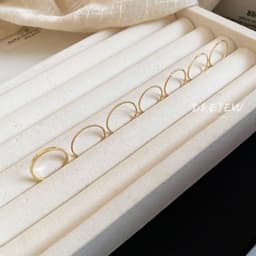 Thumbnail DREJEW 7 chiếc nhẫn thiết kế đơn giản và thời trang dành cho cặp đôi nhẫn vàng bạc bán buôn 3