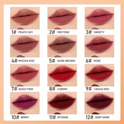 Thumbnail Son Lì IMAGIC LP-205 12 Màu Tùy Chọn Kháng Nước Lâu Trôi 37g 2