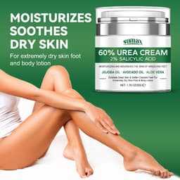 Thumbnail Kem dưỡng ẩm chân cường độ cao 50g - 60% công thức Urea nuôi dưỡng sâu sắc, làm mềm lớp biểu bì, giải quyết khô và nứt nẻ, phục hồi độ mịn cho bàn chân. 1