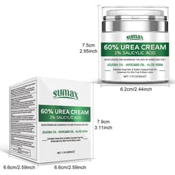 Thumbnail Kem dưỡng ẩm chân cường độ cao 50g - 60% công thức Urea nuôi dưỡng sâu sắc, làm mềm lớp biểu bì, giải quyết khô và nứt nẻ, phục hồi độ mịn cho bàn chân. 3