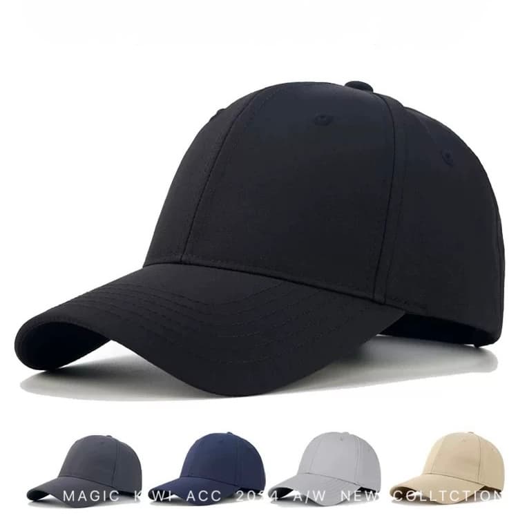 Ảnh MAGIC KIWI/Unisex Cotton Mũ Bóng Chày Nữ Và Nam Mũ Thường Ngày Màu Trơn Cứng Top Mũ 17 Màu 3