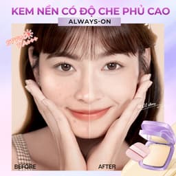 Thumbnail Kem nền không chổi than MINIMELI Bảo hiểm toàn diện 24H với trang điểm mặt gương 1