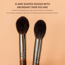 Thumbnail 【OVW】 Face Highlight Goat Hair Brush Fluffy thon Highlighter Buffing Makeup Brush Goat Hair XQ05 3