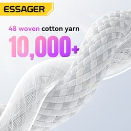 Thumbnail Essager Type C 60W Type-C Cáp dữ liệu sạc nhanh Type C cho huawei Infinix ip16 15 2