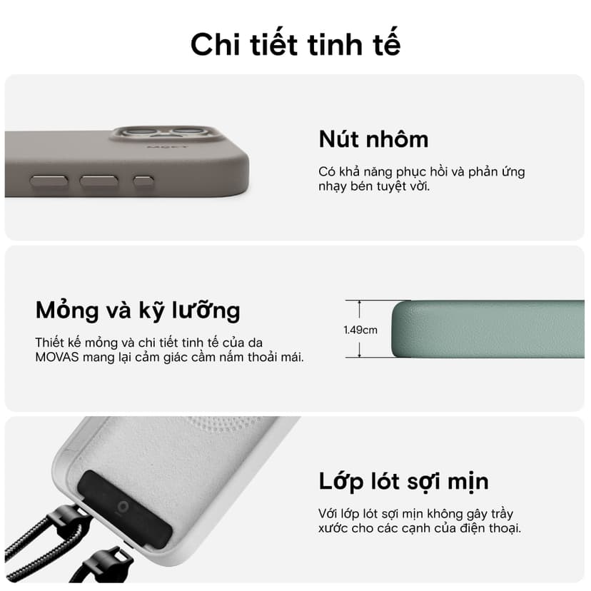 Ảnh MOFT Snap Phone Case MOVAS™Ốp điện thoại MOFT có thể tương thích với mọi phong cách 4