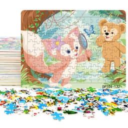 Thumbnail Câu đố loạt phim hoạt hình Anime, Đồ chơi giáo dục sớm 3-5 tuổi, Giấy dày 104P, Quà tặng sinh nhật Giáng sinh 1