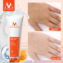 Thumbnail MeiYanQiong Kem dưỡng da tay chiết xuất từ sữa ong chúa dưỡng ẩm dưỡng trắng da chống Lão Hóa Giảm Khô 50g 3