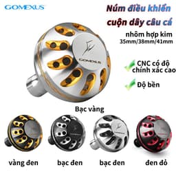 Thumbnail Núm tay quay GOMEXUS hợp kim 38-41mm cho máy câu đứng và ngang Shimano Vanquish Daiwa Steez Ryobi Ecusima A38-DF 2