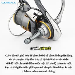 Thumbnail Chân đế guồng câu cá GOMEXUS R1 42/39mm cho Shimano Stella Twinpower Vanford Stradic Daiwa Ryobi 800-5000 R1 4