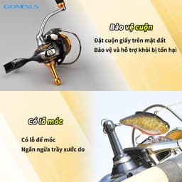 Thumbnail Chân đế guồng câu cá GOMEXUS R1 42/39mm cho Shimano Stella Twinpower Vanford Stradic Daiwa Ryobi 800-5000 R1 2