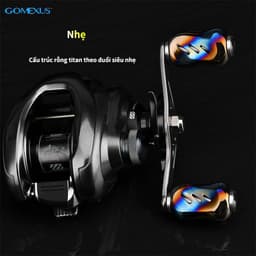 Thumbnail GOMEXUS núm máy câu 22mm được thiết kế tinh tế cho Shimano Daiwa Ryobi Titanium  núm tay quay máy câu Núm tay quay T22 4
