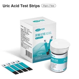 Thumbnail Cofoe 50 / 100 que thử + Lancet cho bộ kiểm tra đồng hồ đo axit Uric 3