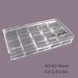 Thumbnail Hộp phim đàn hồi cao Hộp chip đóng gói chống sốc Hộp chip Silicon Hộp Wafer Hộp trưng bày trong suốt Hộp bảo quản chống oxy hóa 1