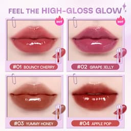 Thumbnail Minimeli Lip Gloss Water Bomb Dưỡng ẩm Dewyful Non-Sticky Plumping Lip Misty Kiss Lock Color Silky 24H Trang điểm môi lâu trôi 3