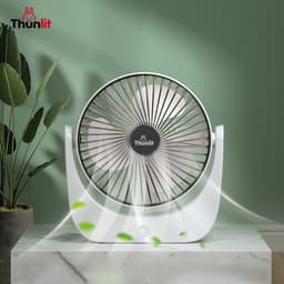 Thumbnail Quạt để bàn Thunlit 6 inch sạc USB 1250mah 3 mức tốc độ 2