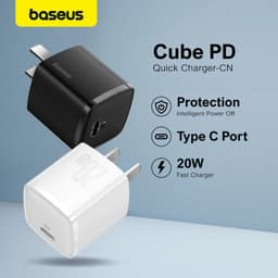 Thumbnail Cốc Sạc Nhanh Baseus QC 3.0 Cổng USB Type C Kép 20W PD 3.0 Cho iPhone 13 1