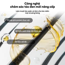 Thumbnail Máy duỗi tóc, Máy tạo kiểu tóc 3 trong 1, Máy duỗi tóc bên đa chức năng, Máy duỗi tóc mini HF029 4