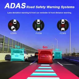 Thumbnail Elkeva 4 Kênh Dash Cam 11.26 Inch 4K WIFI Gương Chiếu Hậu 4 Camera Đầu Ghi Video DVR Xe ADAS BSD Tầm Nhìn Ban Đêm 24H Đỗ Xe 4