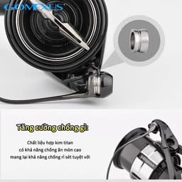 Thumbnail Gomexus D109 Con lăn dây máy câu Shimano hợp kim titan Vòng Bi Thích Hợp Quay Câu Cá Phụ Kiện Mịn Xoay Cao Độ Cường Lực Cao 4