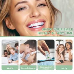 Thumbnail Viên Kem Đánh Răng Nhai Di Động 50 Viên / Hơi Thở Tươi / Chăm Sóc Răng Miệng Khỏe Mạnh / Loại Bỏ Vết Cà Phê Và Trà / Viên Làm Trắng Răng Hương Bạc Hà 2