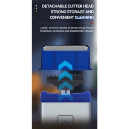 Thumbnail Kemei Electric Mini Qua Lại Dao Cạo Nam Di Động Di Động Điện Không Dây Máy Cạo Râu Có Thể Sạc Lại Lưỡi Đơn Máy Cạo Râu 3