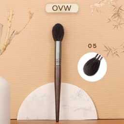 Thumbnail 【OVW】 Face Highlight Goat Hair Brush Fluffy thon Highlighter Buffing Makeup Brush Goat Hair XQ05 1