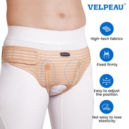 Thumbnail Đai Giảm Đau VELPEAU Hernia Kèm 2 Miếng Đệm Nén Có Thể Tháo Rời 1