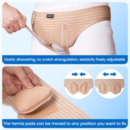 Thumbnail Đai Giảm Đau VELPEAU Hernia Kèm 2 Miếng Đệm Nén Có Thể Tháo Rời 4