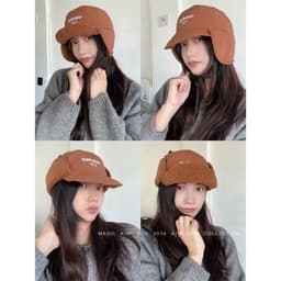 Thumbnail Mũ Lôi Phong Mũ Dày Windproof Mũ Đi Xe Chống Lạnh Mũ Quàng Cổ Mũ Kèm Khăn Mùa Đông 2