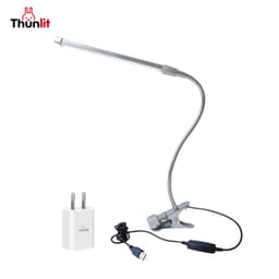 Thumbnail Đèn học kẹp bàn Thunlit USB 8W có phích cắm với 10 độ sáng và 3 mức nhiệt độ/ánh sáng có thể điều chỉnh 1