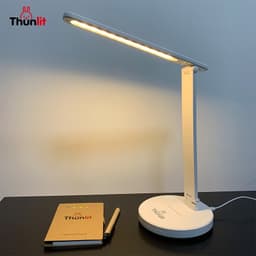 Thumbnail Đèn học Thunlit 7W có thể điều chỉnh độ sáng, cảm ứng chăm sóc mắt, đèn bàn LED cắm USB 4