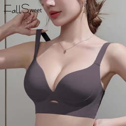 Thumbnail FallSweet Áo ngực Bigsize chống chảy xệ dành cho nữ Không dây có thể điều chỉnh liền mạch Push Up Brassiere 34-46 B C D Cup 1