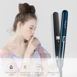 Thumbnail Máy duỗi và uốn tóc ckeyin 3in1 bàn là phẳng 20mm với các ion âm để duỗi tóc uốn tóc usb có thể sạc lại 2