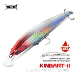 Thumbnail Vương Quốc Mới Jerkbaits Mồi Câu Cá 70mm 90mm 110mm 7.5g 14g 18g Chìm Minnow Dụ Mồi Cứng Mồi Câu Cá Mồi Wobblers 1