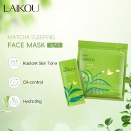 Thumbnail Mặt nạ ngủ LAIKOU chiết xuất trà xanh cao cấp 3gx15 miếng 3