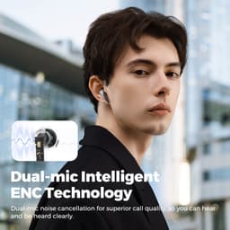Thumbnail Soundpeats Clear-Pods Bluetooth 5.3 Tai nghe mic kép Chế độ trò chơi 3