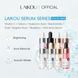 Thumbnail Serum dưỡng da mặt LAIKOU chứa tinh chất vàng 24k/việt quất/hoa đào/axit hyaluronic 17ml 2