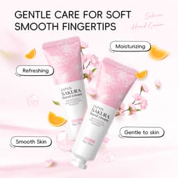 Thumbnail Kem dưỡng da tay LAIKOU hoa anh đào Nhật Bản nuôi dưỡng làm sáng phục hồi làn da thô ráp cao cấp 30g 3